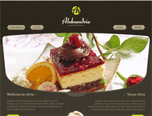 Tablet Screenshot of ciastkarnia-aleksandria.pl